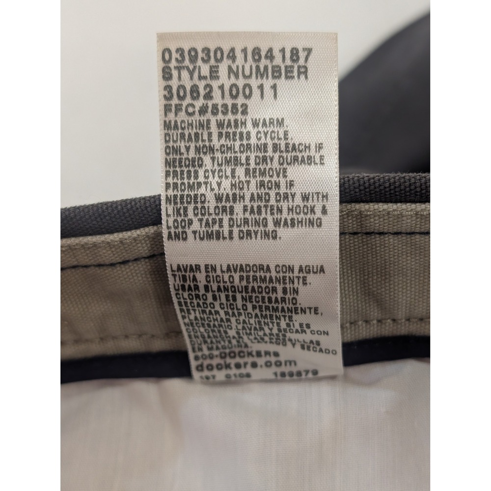 Dockers Mens Cargo Shorts Size 38 Gray Cotton Casual Outdoor Relaxed Fit - Picture 5 of 6